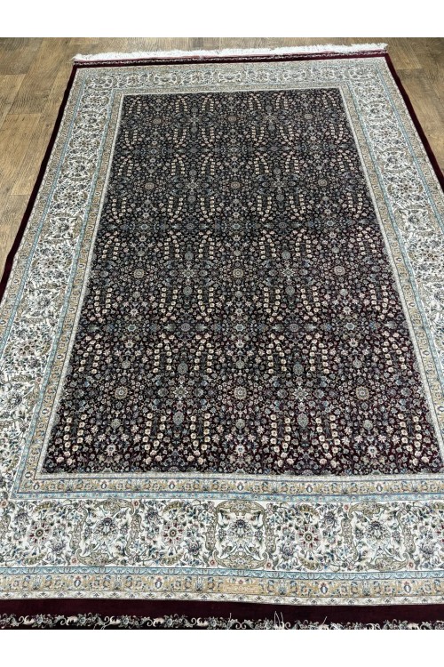 Иранский ковер QUM Silk 10005 Бордовый